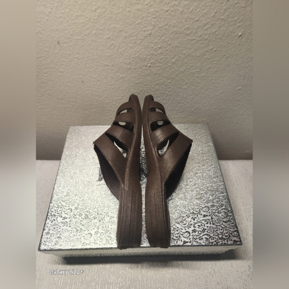 OKABASHI Brown Women's Sandals Size M -L - Picture 6 of 6